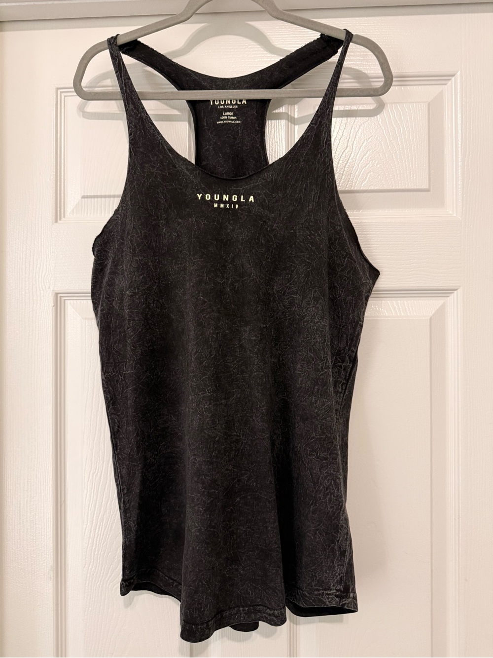 YoungLA Black Racerback Athletic Tank